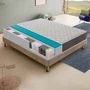 Materasso Piazza e Mezza 120x200 Molle insacchettate e Memory Foam - Altezza 30 - 4 cm memory Foam