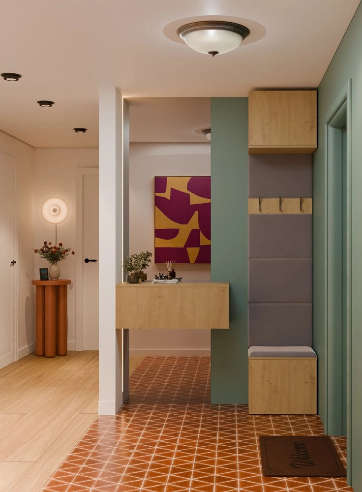 Guardaroba appendiabiti HAGA 1w rovere artisan