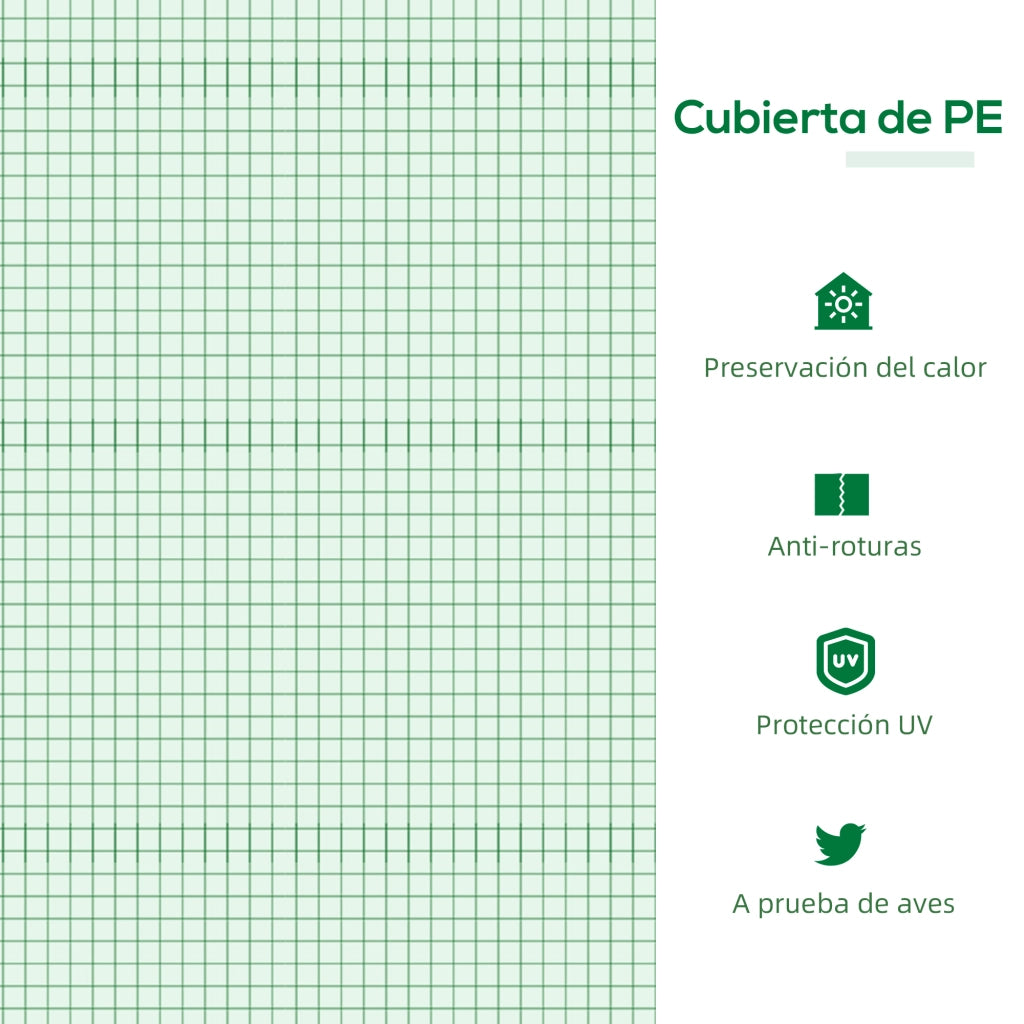 Serra da Giardino ¨C Minimal ¨C Verde 120x60x60 cm