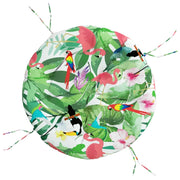 Cuscino Rotondo Multicolore ? 100x11 cm in Tessuto Oxford