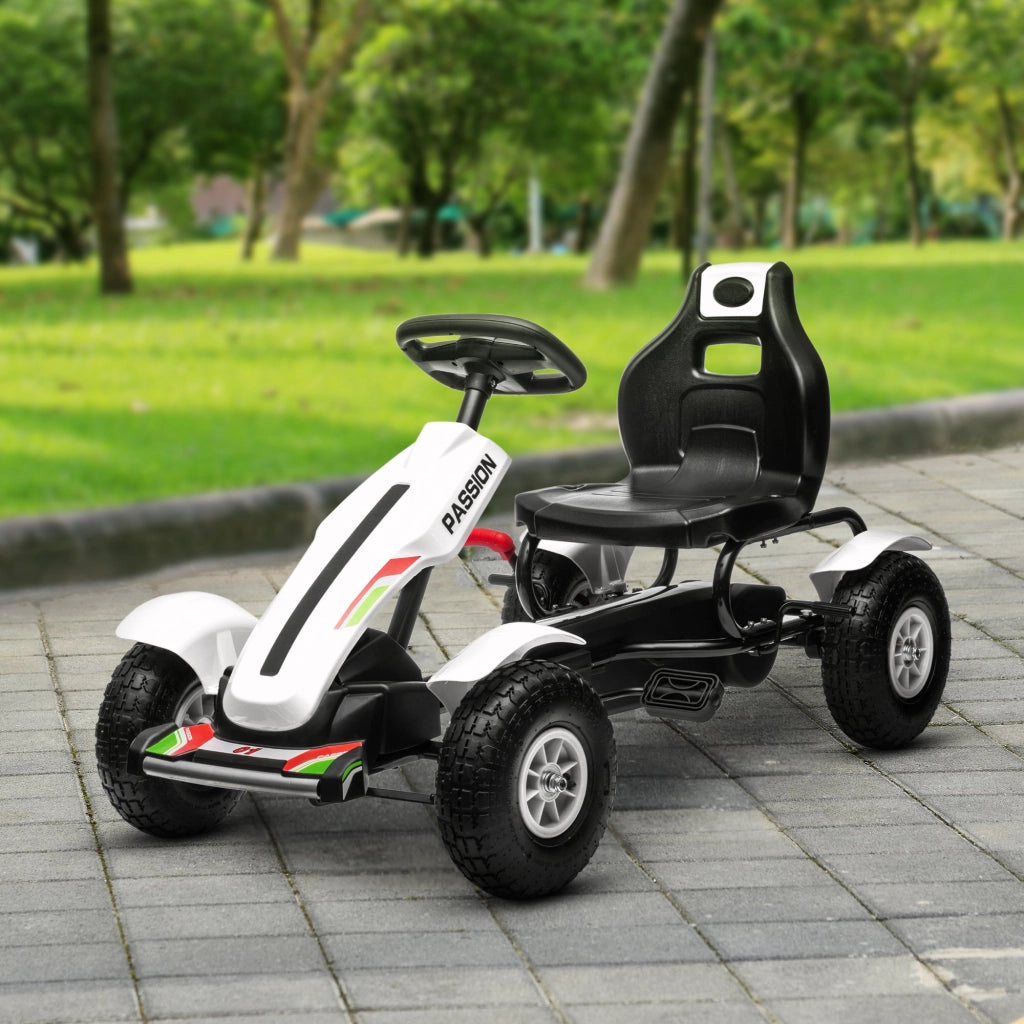Go Kart a Pedali per Bambini ¨C Minimal ¨C Plastica e Metallo, 121x58x61 cm