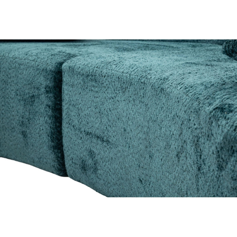 Divano Island Petrolio cm 238x92x78 (compresso)