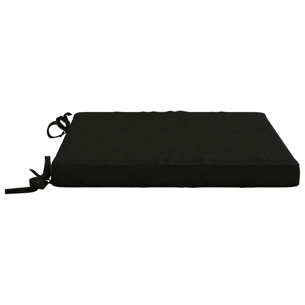 Cuscini per Sedia in 4 Pezzi SOEST 4 pz 100% Poliestere Nero 944534