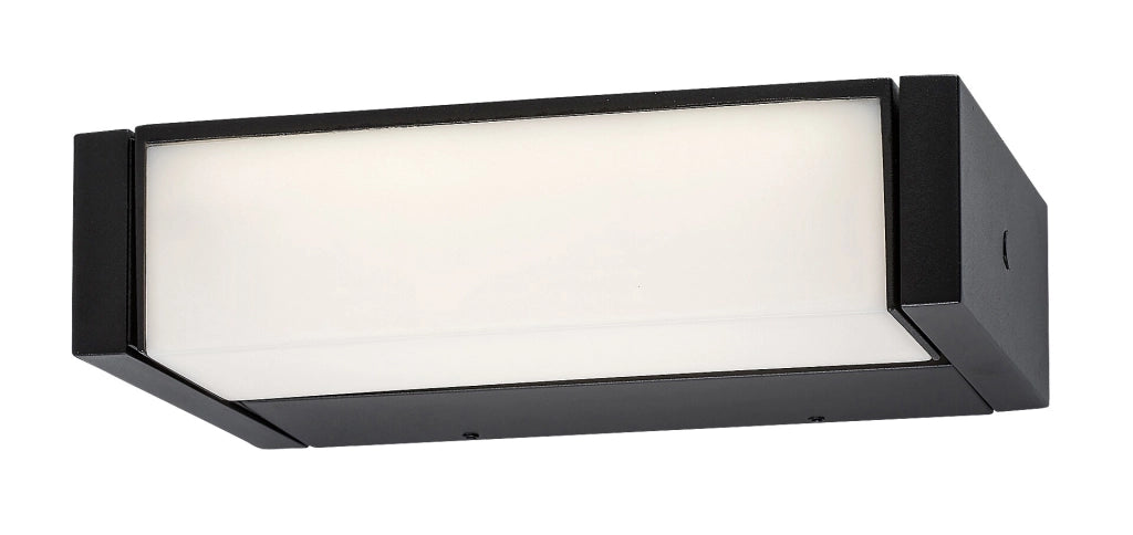Applique esterna moderna nera 23cm LED 18W IP54 Rabalux
