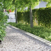 Bordure per prato 30 pcs Argento 103 x 0,05 x 22 cm 874803