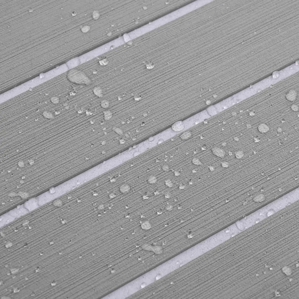 Tappetino per Barche Grigio chiaro e bianco 240 x 90 cm EVA 42046770