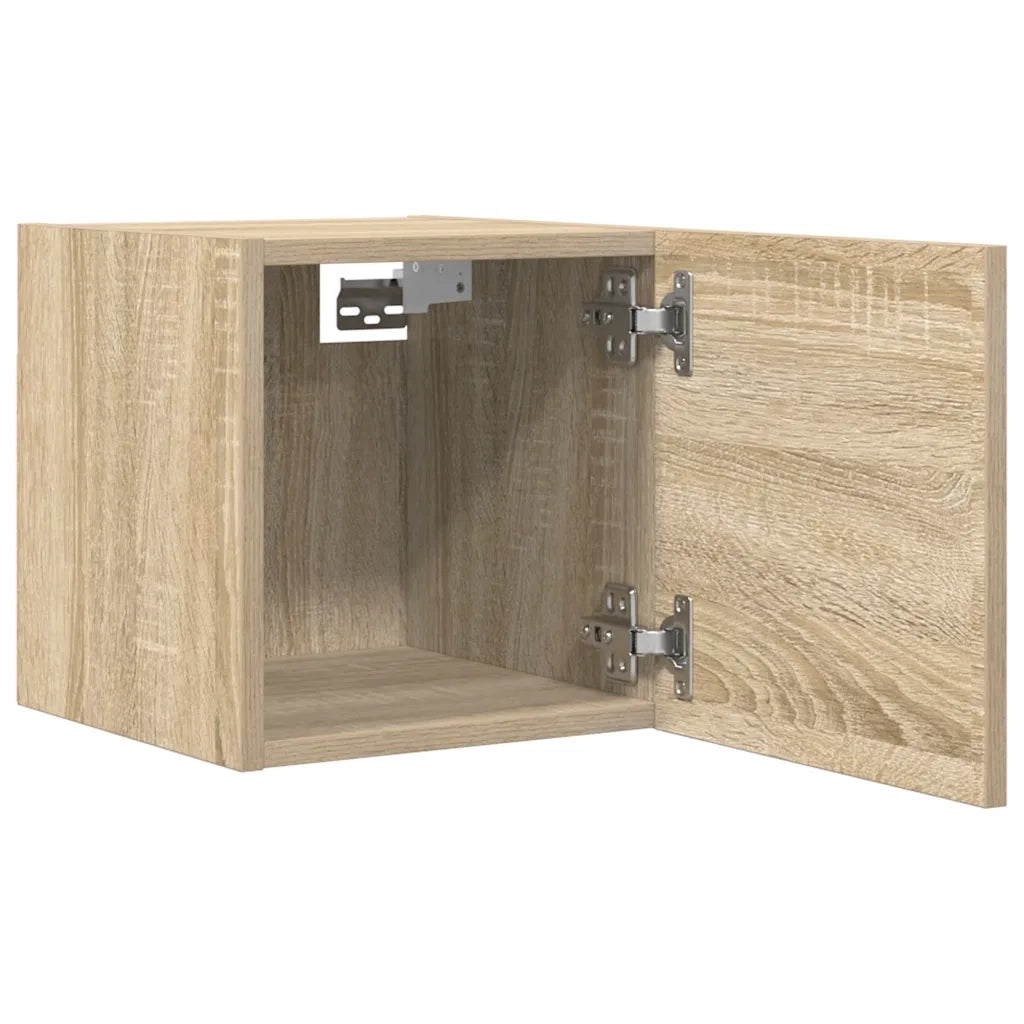 Mobili Porta TV a Parete 2pz | Armadietto TV | Mobile Porta TV Rovere Sonoma 30,5x30x30 cm