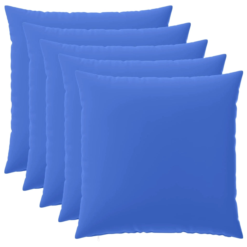 Federa 6 pcs HEERLEN Blu Reale 60 x 60 cm Poliestere 912688