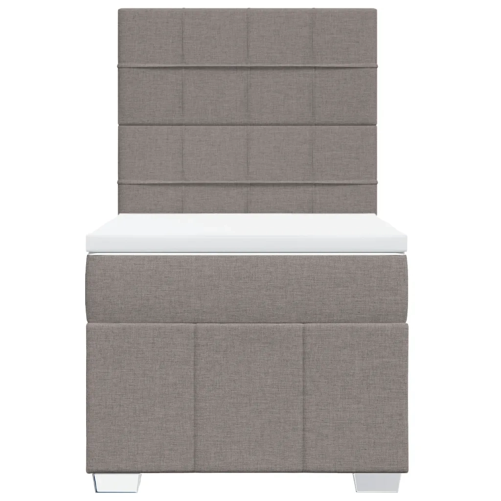 Giroletto a Molle con Materasso Tortora 90x200 cm inTessuto 3291555