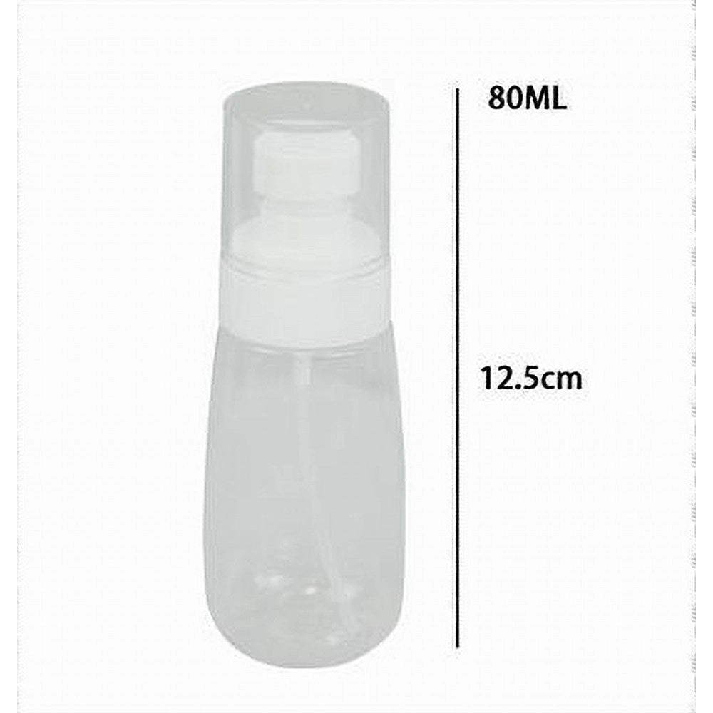 Trade Shop - Set 2pz Bottiglia Spray Da Viaggio Vuota Boccetta Trasparente Profumo 80ml 79400 -