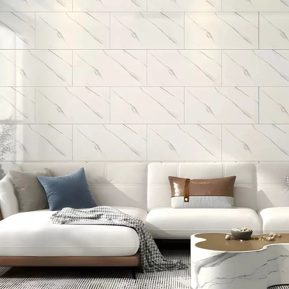 Piastrelle adesive in marmo ¨C Minimal ¨C set 10 pezzi per bagno e cucina