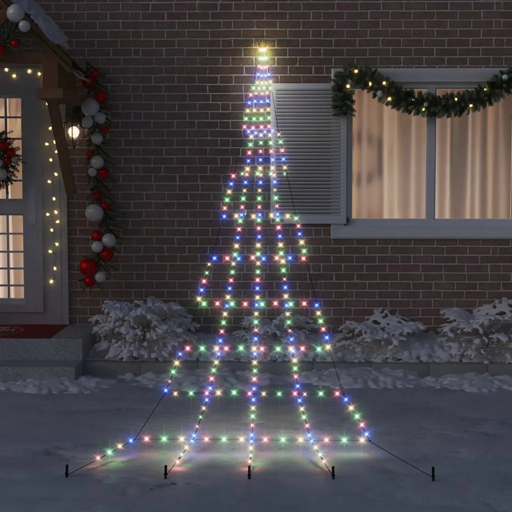 Albero di Natale LED con picchetti per il terreno 511 cm 42018747