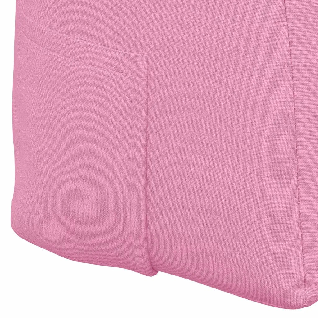 Cuscino per Schiena Rosa 140 x 24 x 50 cm Tessuto 42014514