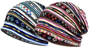 Tessuto Winddicht a Geometrie - 2 Pezzi - Cotone - 28 x 27 cm - Soffice e Comodo - Foulard