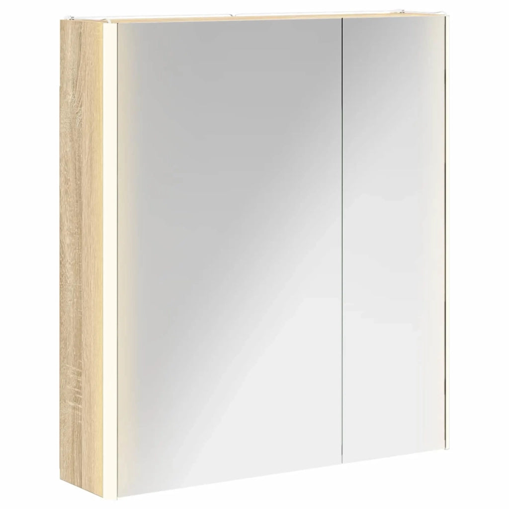 Mobiletto per specchio da bagno Rovere Sonoma 889241