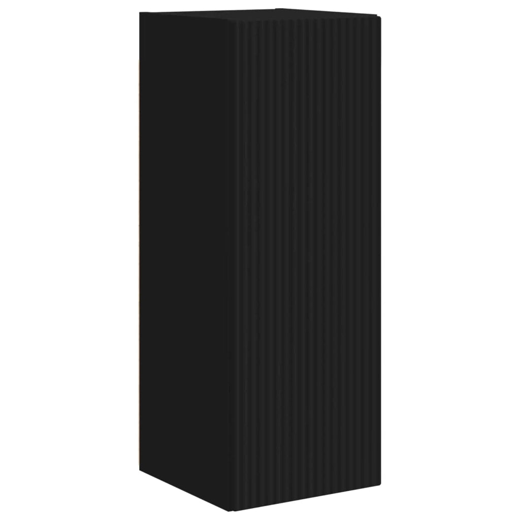 Set mobile TV 4 pcs Nero Legno multistrato 3409115