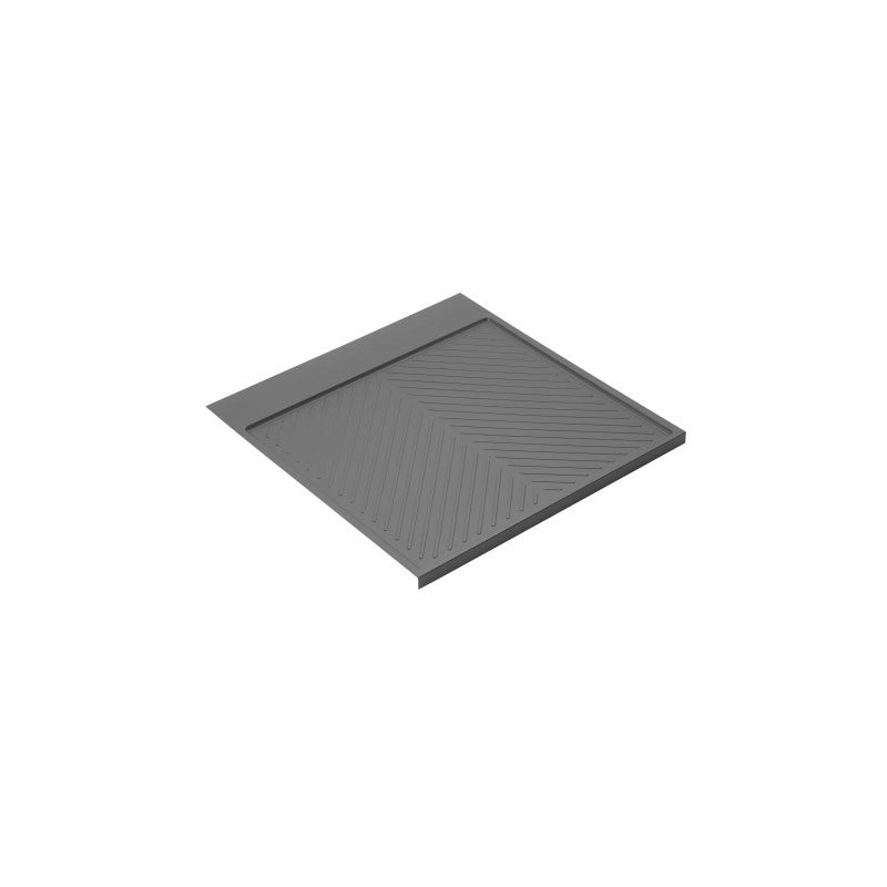 Angolare Lake Harmony per mobili da cucina, Destra, Altezza regolabile, Acciaio e legno, Grigio antracite