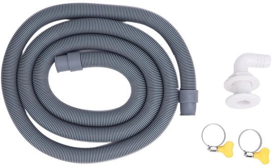 Slang Pompa 0,75 Pollici - 2 Metri - Fitting a 90 Gradi - Alta Pressione - Resistenze Flessibili - Adatto per Barche/Jonne - Slang di Scarico