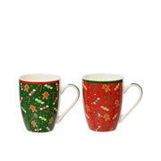 Mug in ceramica c/dec natalizie ass h10,5cm