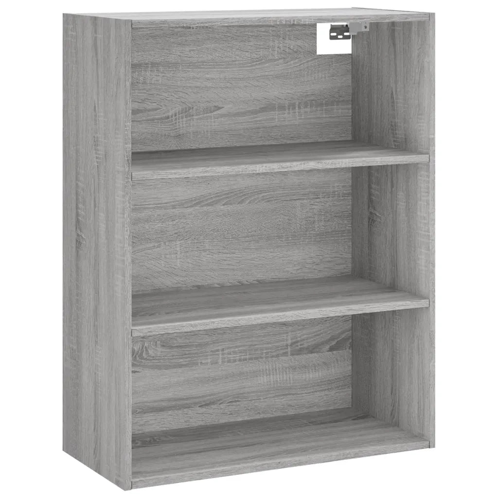 Credenza Grigio Sonoma 69,5x34x180 cm in Legno Multistrato 3200551