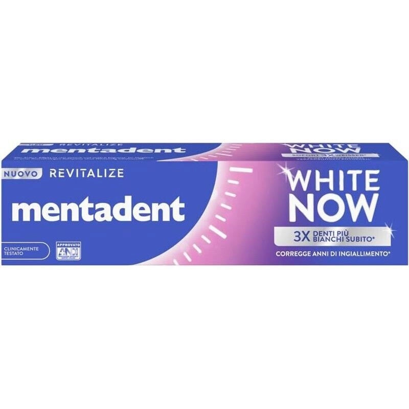 DENTIFRICIO MENTADENT WHITE NOW DA 75 ML REVITALIZE