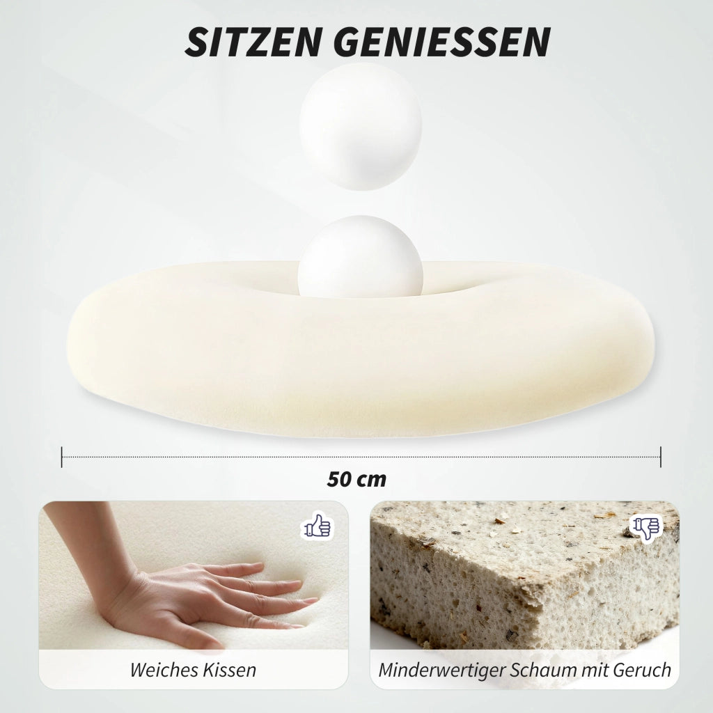 Sedia da ufficio ergonomica ¨C Minimal ¨C Schienale rete, braccioli 3D, nero