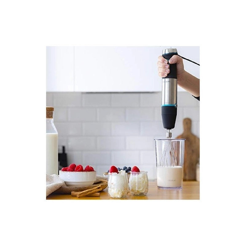 CECOTEC 04291 - FRULLATORI A IMMERSIONE POWER TITANBLACK 1200 XL CREAM