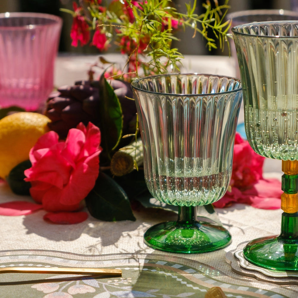 SET 6 BICCHIERI GINEVRA VERDE