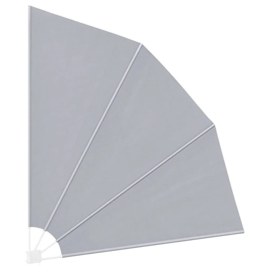 Tenda Laterale per Balcone Pieghevole Grigio 210x210 cm 810119