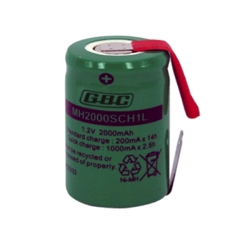 MH2000SCH1L - BATTERIA RICARICABILE NI-MH 4/5 SC 2000MAH GBC