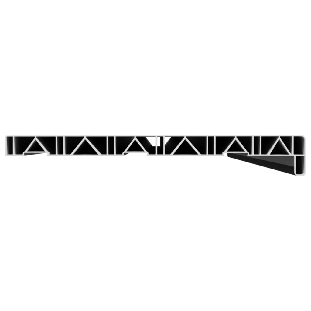Soglia della Finestra Nero con Venature del Legno PVC 42046859