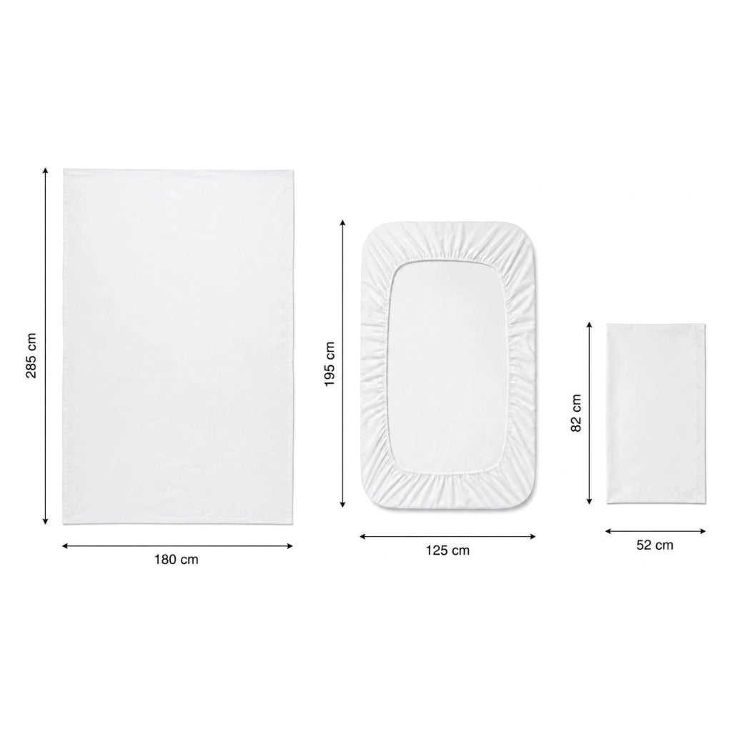 Sarenina, set Completo Letto Piazza e Mezza in Policotone, Rosa