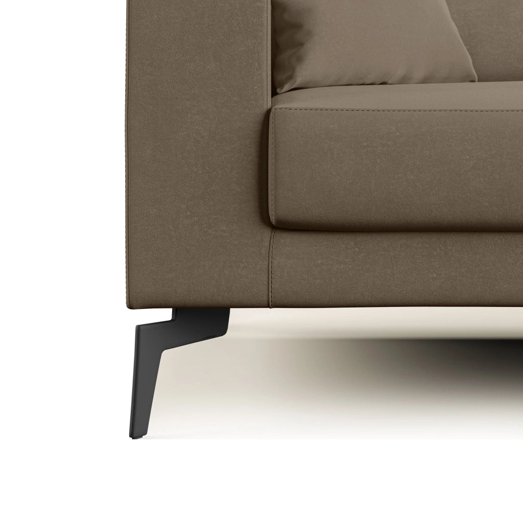 Prestige Divano design moderno T11 166 cm marrone