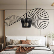 ZMH Lampada a Sospensione Moderna a LED Nero E27 140 cm per Sala da Pranzo