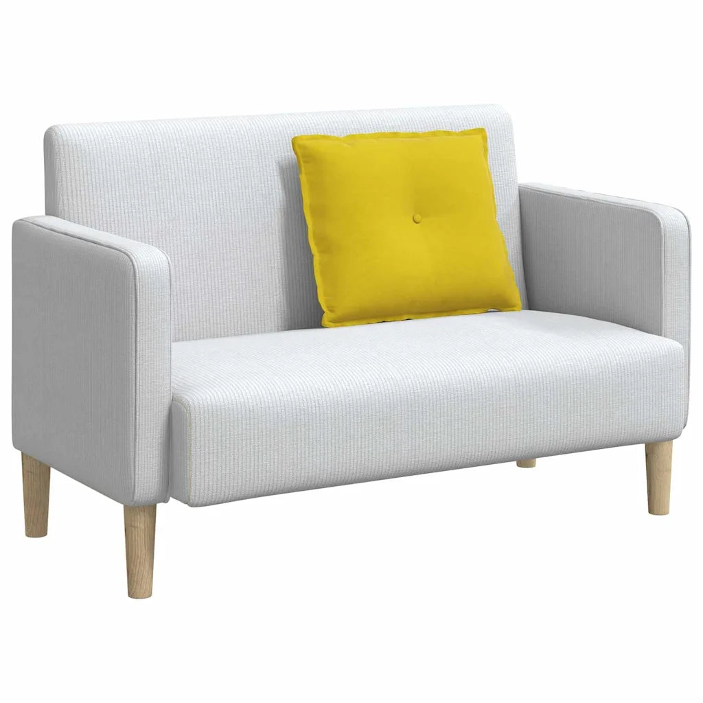 Cuscino per Schiena | Cuscino dorsale Giallo 60 x 50 cm Tessuto in Cords