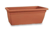 Fioriera in plastica da 60cm anthea Colore: Terracotta