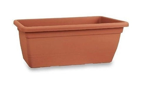 Fioriera in plastica da 60cm anthea Colore: Terracotta