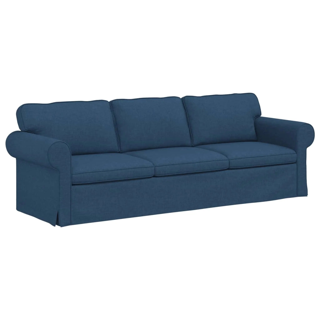 Divano Blu 245 x 82 x 80 cm Tessuto 42024326