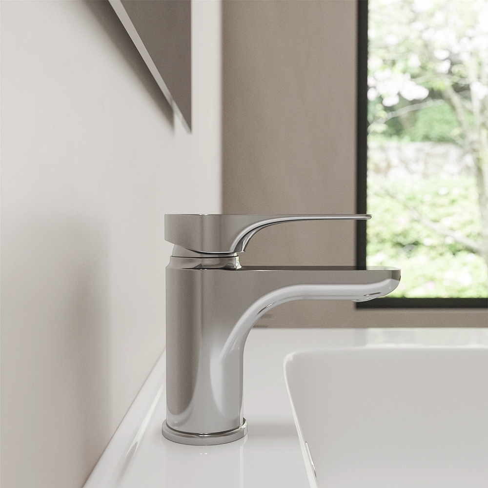 Miscelatore lavabo senza scarico cromato | Mia