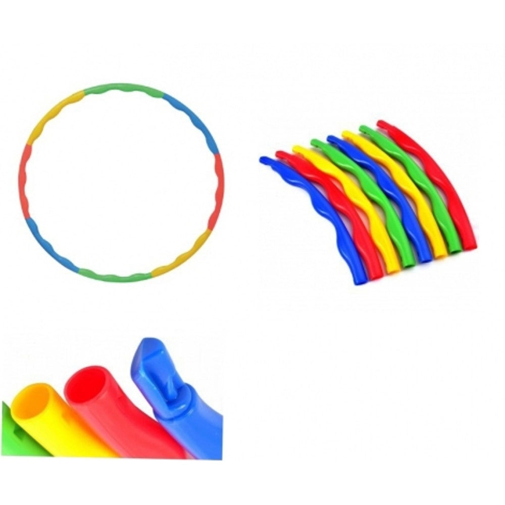 Trade Shop - Hula Hoop In Plastica Cerchio Gioco Giocattolo Bambini Segmenti Trasporto Facile -
