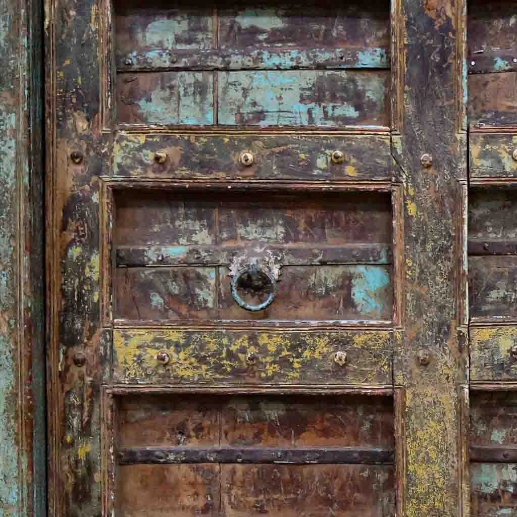 Porta in legno marrone 164x34x220h cm
