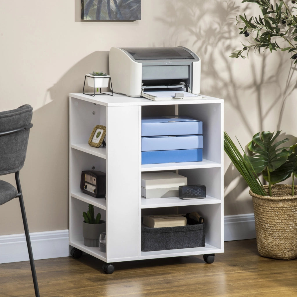 Cassettiera per stampante ¨C Minimal ¨C 60x40x75,8 cm bianco