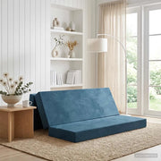 Divano Letto Pieghevole 200 x 67 x 45 cm Blu 900262