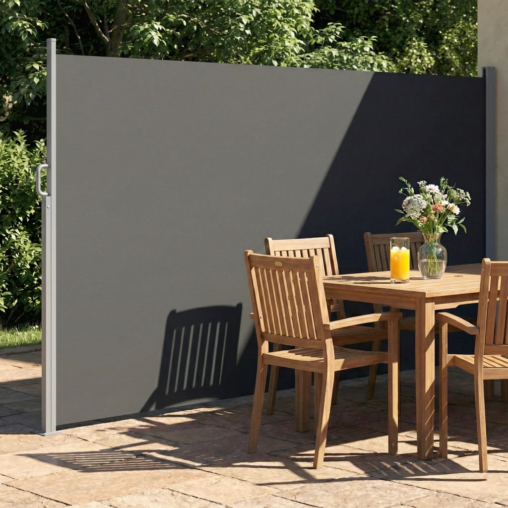 Tendone da Esterno Sfoderabile con Protezione UV ¨C Minimal ¨C Grigio Scuro 420x185 cm