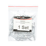 Rivetti a strappo in alluminio 4x9,5 mm, 50 pezzi/set Breckner Germany