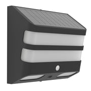 Luce Solare Esterno Moderna Stiappa Policarbonato Nero E Bianco Led