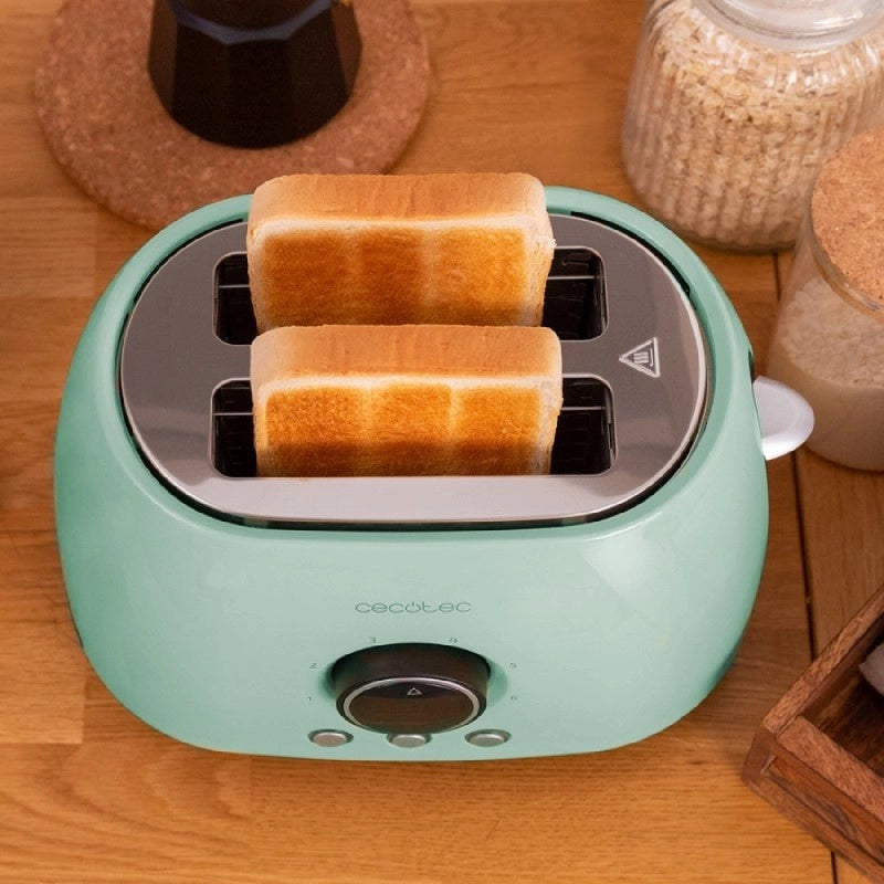 CECOTEC 03105 - Tostapane verticale Digitale ClassicToast 8000 Blue Double