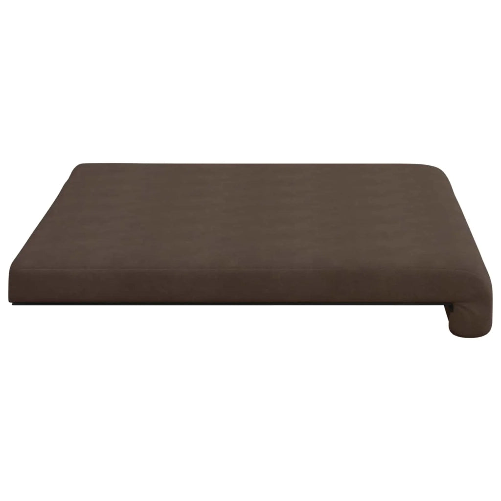 Cuscino per panchina Microfibra Marrone Profondità 35 cm 42043205