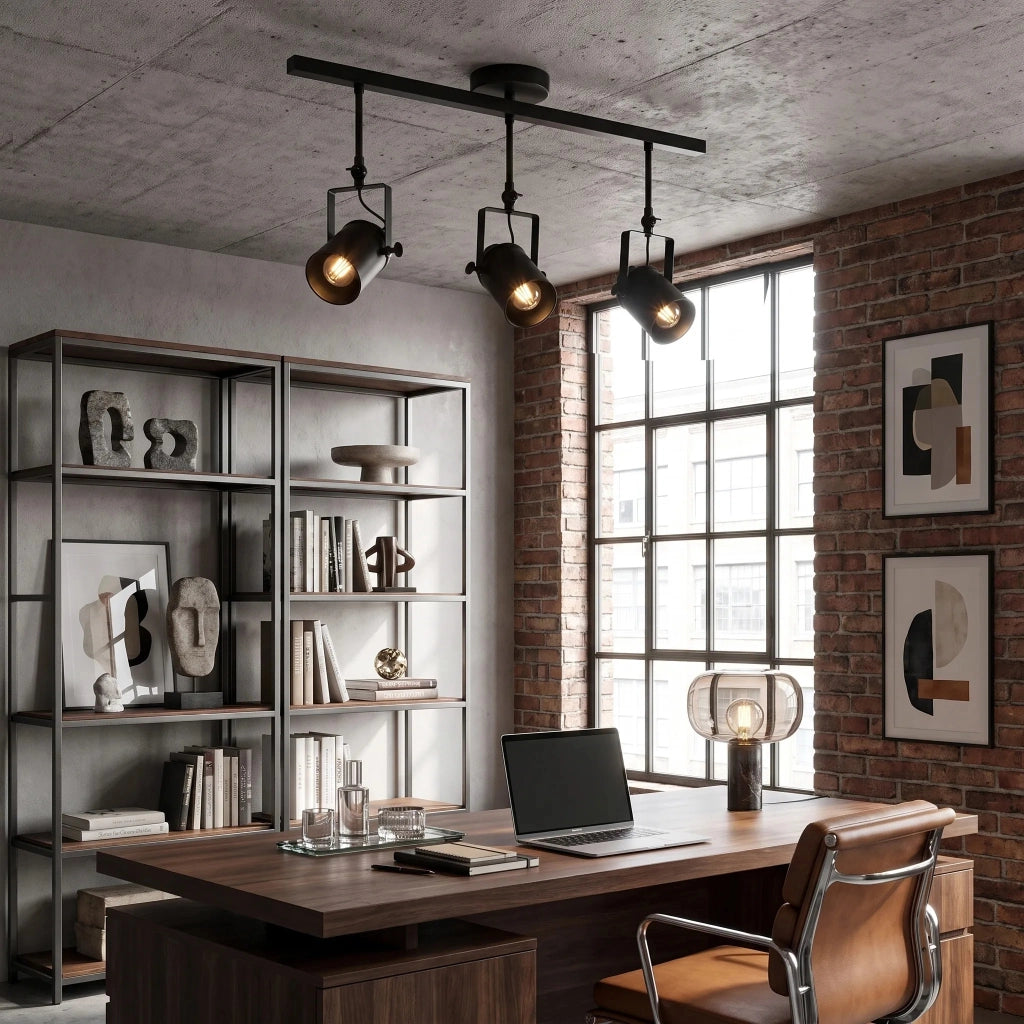 Lampada Da Soffitto Faretto APP487-3C Black
