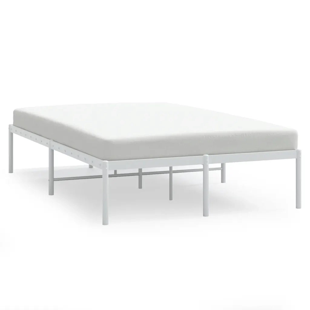 Giroletto-Struttura Letto in Metallo Bianco 120x190 cm 531429